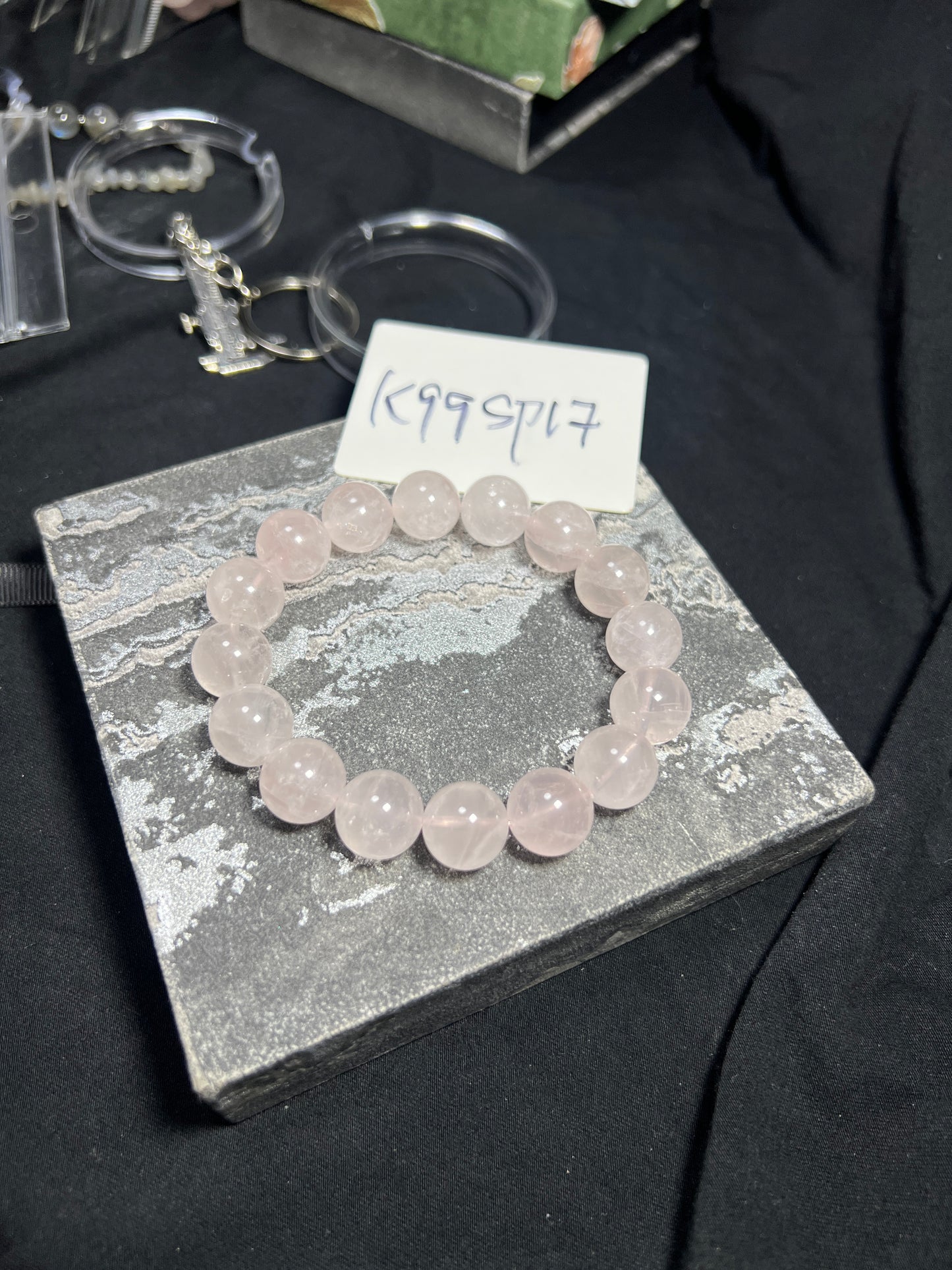 Simple Bracelet | Natural Rose Quartz