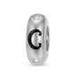 925 Sterling Silver Alphabet Spacer Charm | A–Z Initial Bead