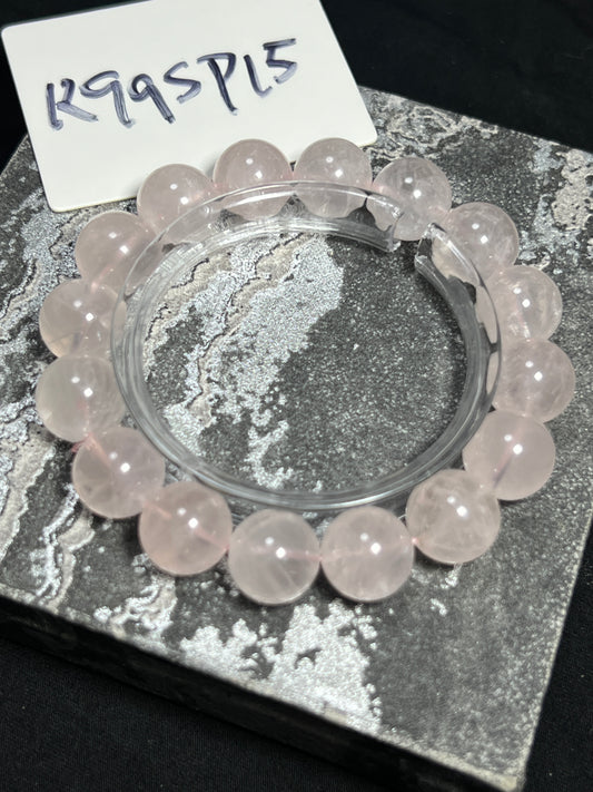 Simple Bracelet | Natural Rose Quartz