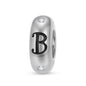 925 Sterling Silver Alphabet Spacer Charm | A–Z Initial Bead