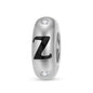 925 Sterling Silver Alphabet Spacer Charm | A–Z Initial Bead