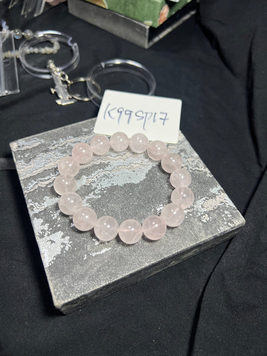 Simple Bracelet | Natural Rose Quartz