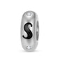 925 Sterling Silver Alphabet Spacer Charm | A–Z Initial Bead
