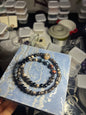 🖤 Black Moonstone × Silver Sheen Obsidian × Blue Tiger Eye × Red Tiger Eye