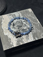 Design Bracelet | Natural Blue Kyanite | 6mm