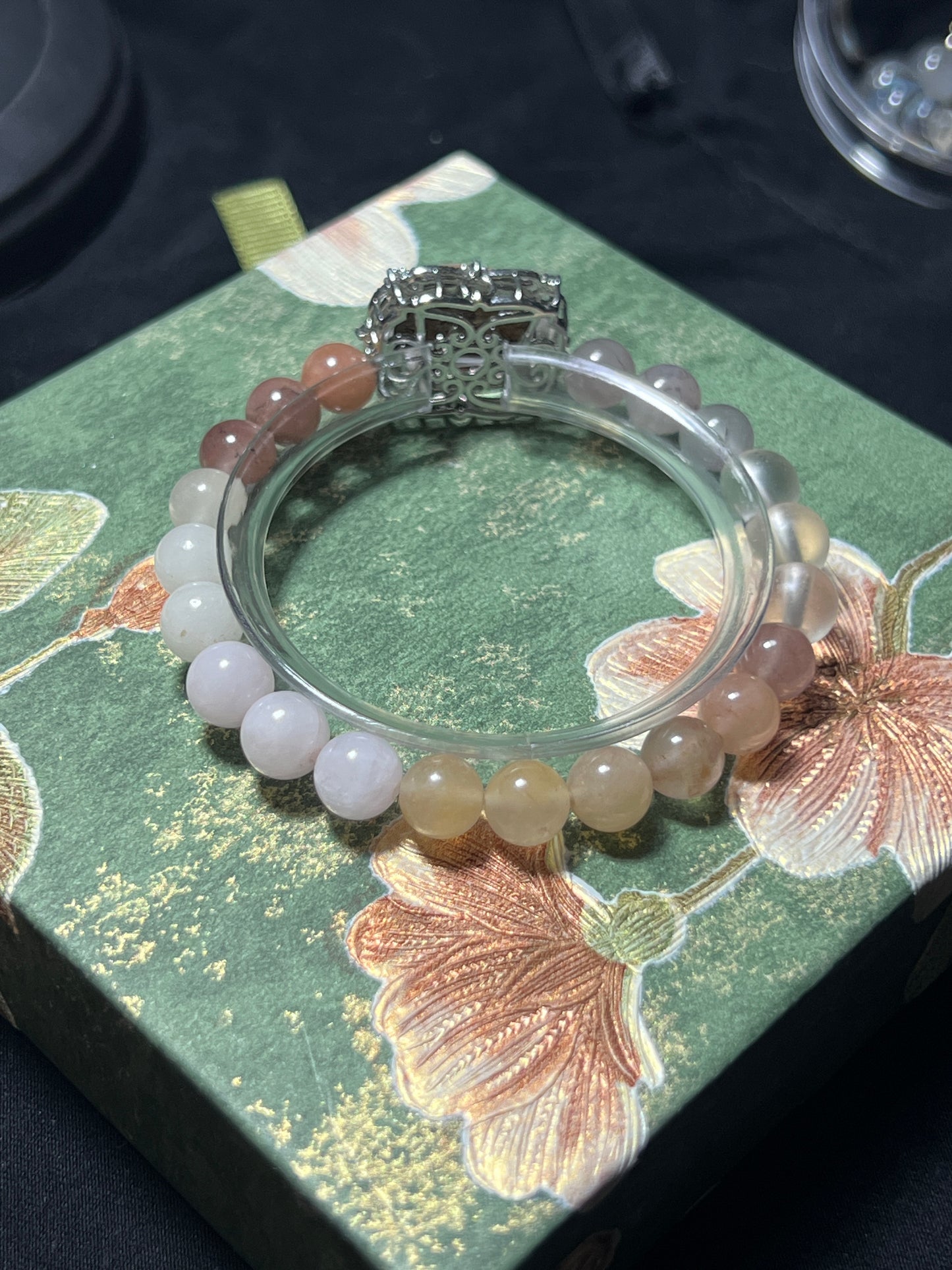 Design Bracelet | Phantom Quartz, Agate & Milky Quartz