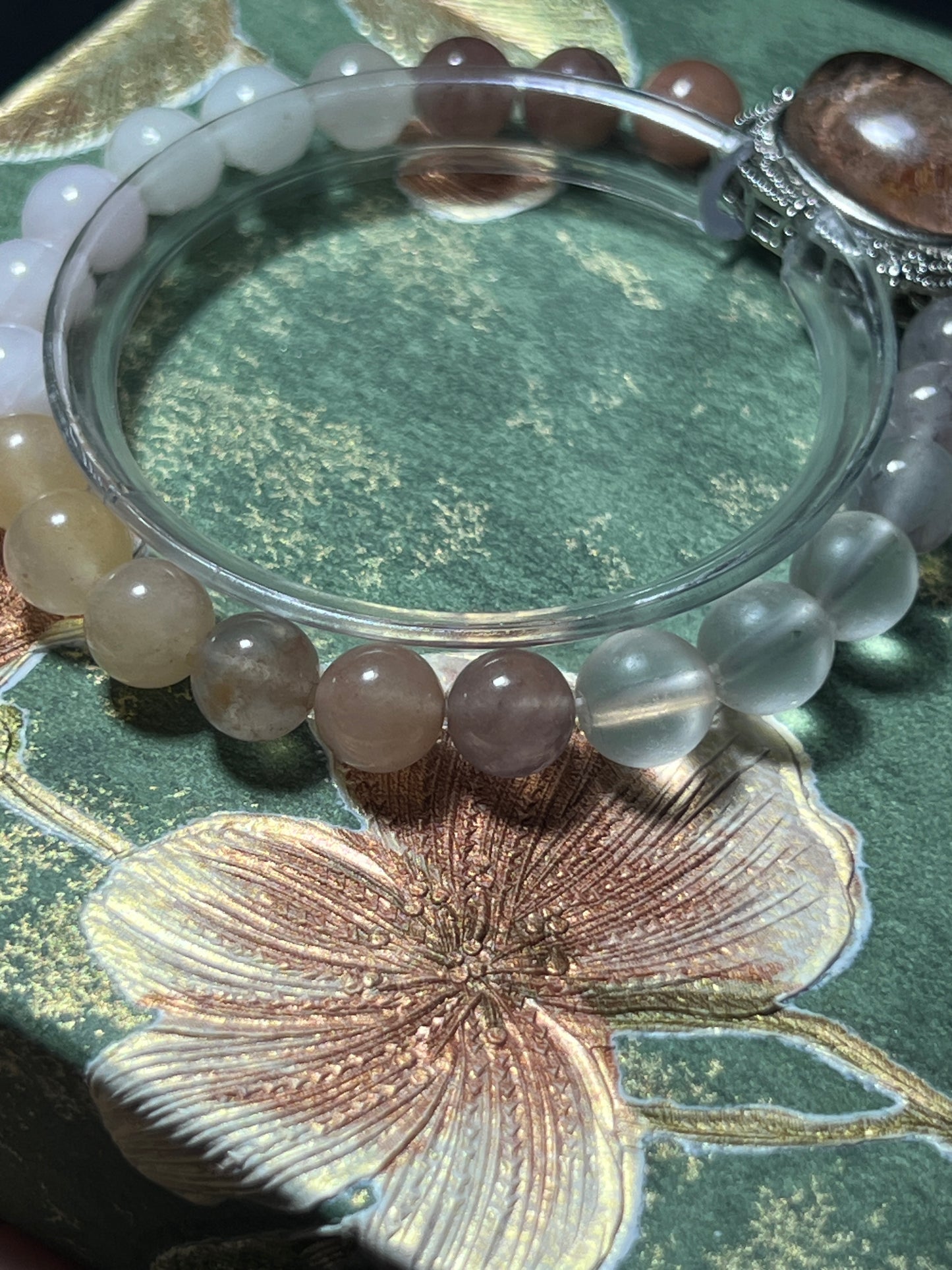 Design Bracelet | Phantom Quartz, Agate & Milky Quartz