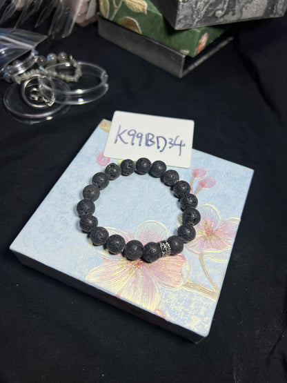 Design Bracelet | Lava Stone （man-made）