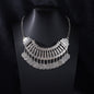 Vintage Ethnic Portrait Coin Tassel Necklace