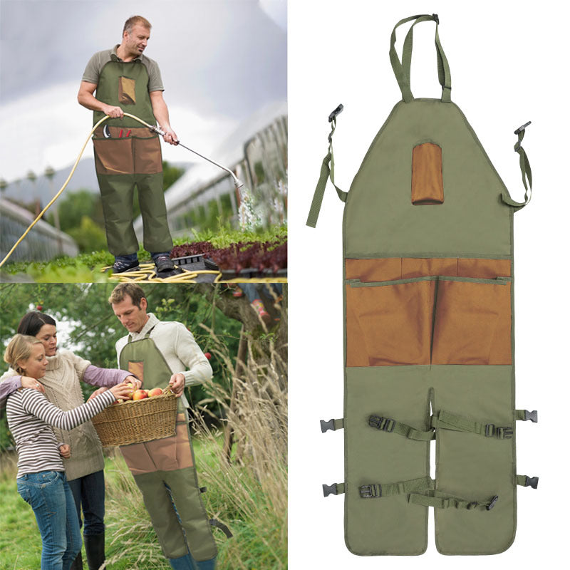 Multi-Pocket Gardening Leg Apron