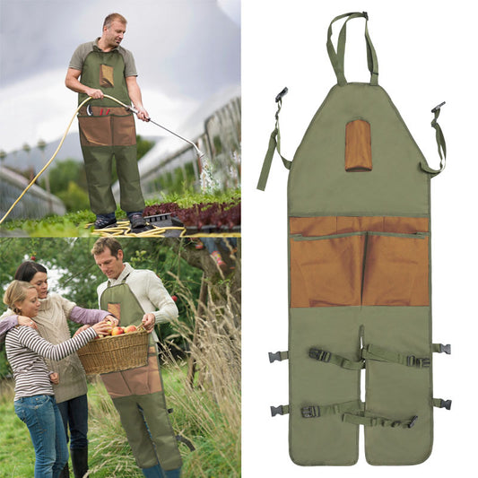 Multi-Pocket Gardening Leg Apron