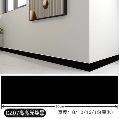 批发踢脚线自粘pvc地脚线贴纸护边墙角墙贴瓷砖贴墙围楼梯贴加厚